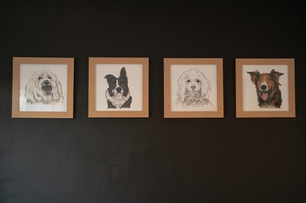 Gallery - Dog Paintings - Heart Dog